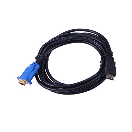 Uonlytech Zu Adapter Kabel Gold Männlichen Zu- 15 Männlichen 15Pin Adapter Kabel 1080P für Laptop TV Projektor Monitor (Ohne Gebaut- In Chip) von Uonlytech