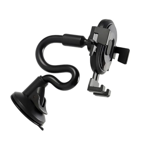 Uonlytech handyhalter Halterung für das Armaturenbrett Mobiltelefonständer Telefonhalter Halterung für autotelefon Automatischer Saugnapfständer Saughalterung fürs Auto Abs Black von Uonlytech