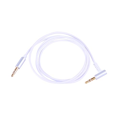 Uonlytech Weißes 1m 3 5-mm-audio-verlängerungskabel Mit Mikrofon Für Auto-handy-lautsprecher Mp3-player Aux-kabeladapter von Uonlytech