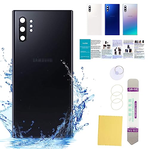 UooFide Ersatzglas für Samsung Galaxy Note 10+ Plus, 6,8 Zoll, SM-N975U, alle Träger mit Installationsanleitung (evtl. nicht in deutscher Sprache), Reparatur-Werkzeug-Set (Aura Black) von UooFide
