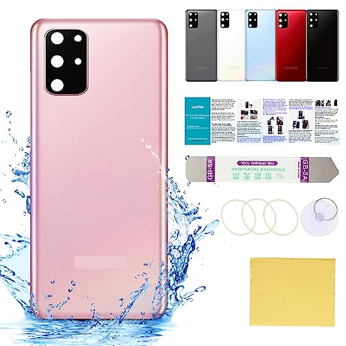 Ersatzglas für Samsung Galaxy S20+ 6,7 Zoll SM-G986U alle Träger mit Installationsanleitung und Reparaturwerkzeug-Set (Cloud Pink) von UooFide