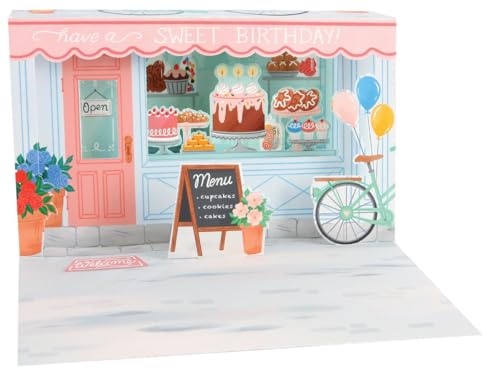 Licht Box Pop Up Neuheit 4D Karte Geburtstag Grußkarte Cafe 13x16cm von Up With Paper