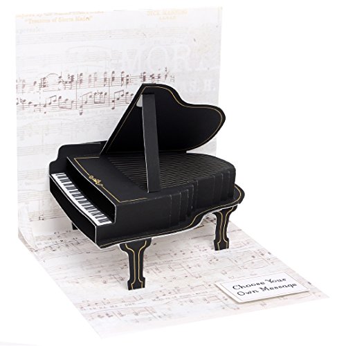 SOUND Pop Up 3D Geburtstag Karte PopShot Klassische Musik 18x13 cm von Up With Paper