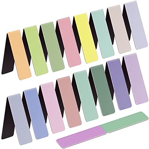 UpUDo 24 Stücke Magnetische Lesezeichen, Lesezeichen-Clips, Geschenke für Lehrer, Studenten, Buchliebhaber von UpUDo