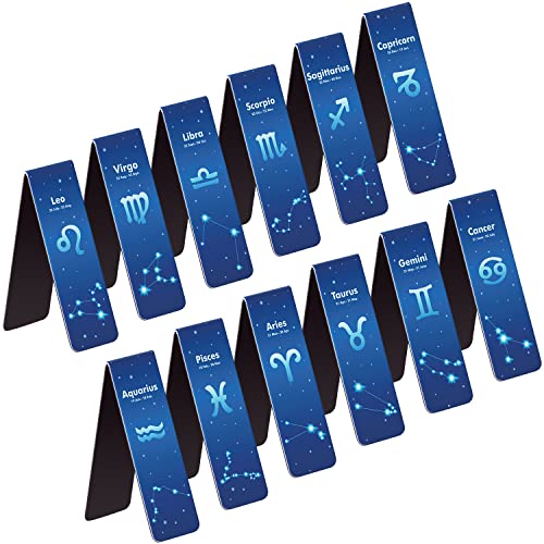 UpUDo Magnetische Lesezeichen, Lesezeichen-Clips, Geschenke für Lehrer, Studenten, Buchliebhaber (Style M, 12 Pack) von UpUDo