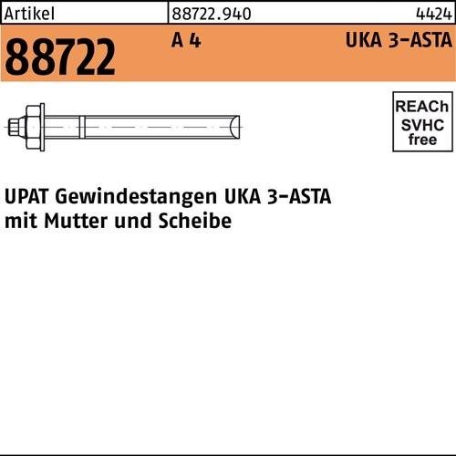 10 Stk. Upat Ankerstange R 88722 ASTA M8x170 A 4 10 Stück 887229400080170 10 Stk. Upat Ankerstange R 88722 ASTA M8x170 A 4 10 Stück 887229400080170 von Upat