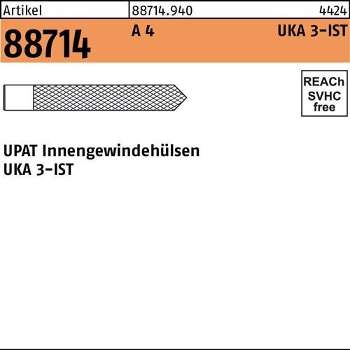 10 Stk. Upat Innengewindehülse R 88714 UKA IST M10 A 4 10 Stück 10 Stk. Upat Innengewindehülse R 88714 UKA IST M10 A 4 10 Stück von Upat