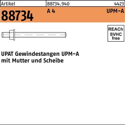 20 Stk. Upat Ankerstange R 88734 UPM-A M10/110 A 4 20 Stück 887349400100110 20 Stk. Upat Ankerstange R 88734 UPM-A M10/110 A 4 20 Stück 887349400100110 von Upat