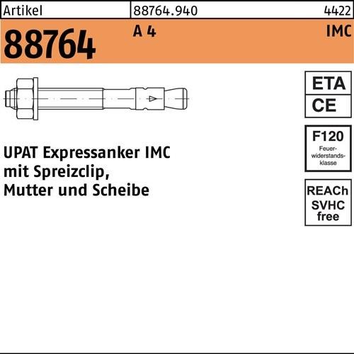 20 Stk. Upat Expressanker R 88764 IMC 12/05/86 K A 4 20 Stück 887649400120086 20 Stk. Upat Expressanker R 88764 IMC 12/05/86 K A 4 20 Stück 887649400120086 von Upat