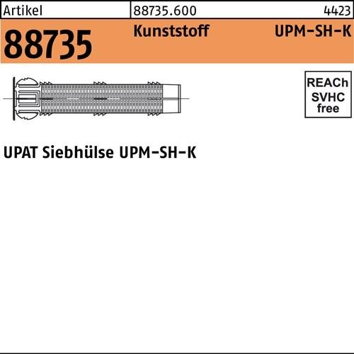 20 Stk. Upat Siebhülse R 88735 UPM-SH 20/200 Ku. 20 Stück 887356000200200 20 Stk. Upat Siebhülse R 88735 UPM-SH 20/200 Ku. 20 Stück 887356000200200 von Upat