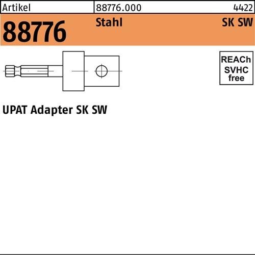 Upat Adapter R 88733 f.Ankerstangen SW 8 1/2 Stahl 1 Stück 887760000000000 Upat Adapter R 88733 f.Ankerstangen SW 8 1/2 Stahl 1 Stück 887760000000000 von Upat