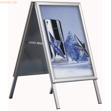 Update Displays Kundenstopper Outdoor wasserfest 32mm Gehrung 500x700m von Update Displays