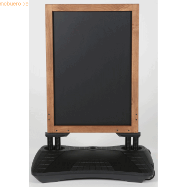 Update Displays Kundenstopper WindPro Wood Kreidetafel 460x680 mm von Update Displays