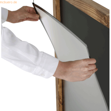 Update Displays Magnetfolie für Kundenstopper WindPro Wood 460x680 mm von Update Displays