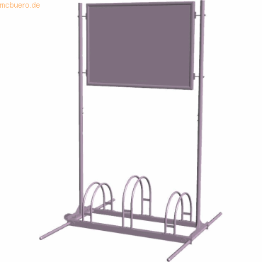 Update Displays Werbe-Fahrradständer Premium doppelseitig von Update Displays