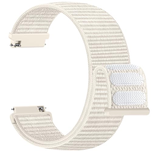 Upeak Nylon Uhrenarmband 22mm Kompatibel mit Garmin Venu 3 Venu 2 Fenix 7 6 Pro Vivoactive 4 Forerunner 965, Armband für Amazfit Balance Samsung Galaxy Watch 3 45mm Gear S3 Classic, Creme Upeak Nylon Uhrenarmband 22mm Kompatibel mit Garmin Venu 3 Venu 2 Fenix 7 6 Pro Vivoactive 4 Forerunner 965, Armband für Amazfit Balance Samsung Galaxy Watch 3 45mm Gear S3 Classic, Creme von Upeak