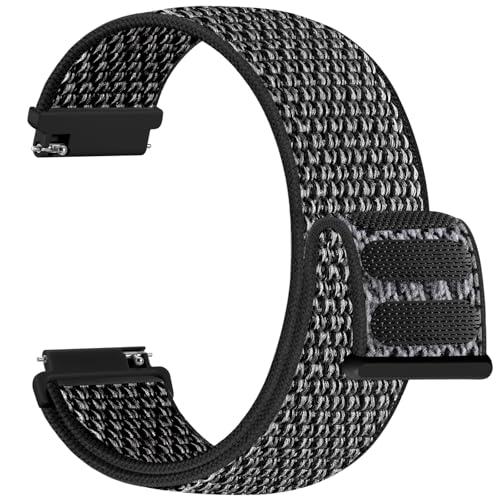 Upeak Nylon Uhrenarmband 22mm Kompatibel mit Garmin Venu 3 Venu 2 Fenix 7 6 Pro Vivoactive 4 Forerunner 965, Armband für Amazfit Balance Samsung Galaxy Watch 3 45mm Gear S3 Classic, SchwarzGrau Upeak Nylon Uhrenarmband 22mm Kompatibel mit Garmin Venu 3 Venu 2 Fenix 7 6 Pro Vivoactive 4 Forerunner 965, Armband für Amazfit Balance Samsung Galaxy Watch 3 45mm Gear S3 Classic, SchwarzGrau von Upeak