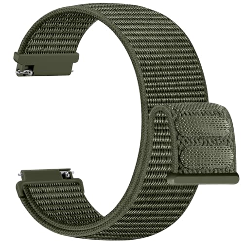 Upeak Nylon Uhrenarmband 22mm Kompatibel mit Garmin Venu 3 Venu 2 Fenix 7 6 Pro Vivoactive 4 Forerunner 965, Sport Armband für Amazfit Balance Samsung Galaxy Watch 3 45mm Gear S3 Classic, Grün Upeak Nylon Uhrenarmband 22mm Kompatibel mit Garmin Venu 3 Venu 2 Fenix 7 6 Pro Vivoactive 4 Forerunner 965, Sport Armband für Amazfit Balance Samsung Galaxy Watch 3 45mm Gear S3 Classic, Grün von Upeak
