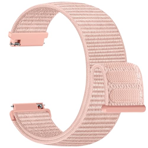 Upeak Nylon Uhrenarmband 22mm Kompatibel mit Garmin Venu 3 Venu 2 Fenix 7 6 Pro Vivoactive 4 Forerunner 965, Sport Armband für Amazfit Balance Samsung Galaxy Watch 3 45mm Gear S3 Classic, Rosa Upeak Nylon Uhrenarmband 22mm Kompatibel mit Garmin Venu 3 Venu 2 Fenix 7 6 Pro Vivoactive 4 Forerunner 965, Sport Armband für Amazfit Balance Samsung Galaxy Watch 3 45mm Gear S3 Classic, Rosa von Upeak