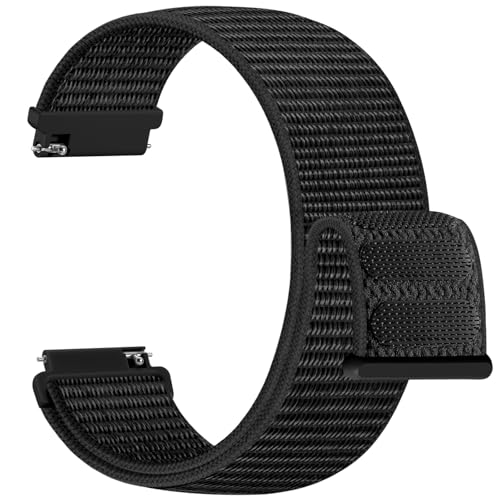 Upeak Nylon Uhrenarmband 22mm Kompatibel mit Garmin Venu 3 Venu 2 Fenix 7 6 Pro Vivoactive 4 Forerunner 965, Sport Armband für Amazfit Balance Samsung Galaxy Watch 3 45mm Gear S3 Classic, Schwarz Upeak Nylon Uhrenarmband 22mm Kompatibel mit Garmin Venu 3 Venu 2 Fenix 7 6 Pro Vivoactive 4 Forerunner 965, Sport Armband für Amazfit Balance Samsung Galaxy Watch 3 45mm Gear S3 Classic, Schwarz von Upeak