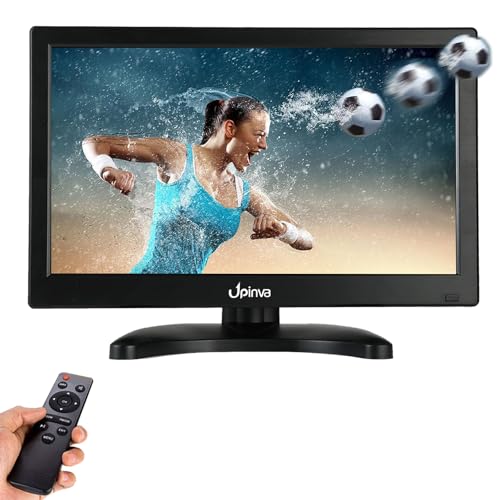 Upinva 11,6 Zoll Monitor CCTV Display Sicherheit Bildschirm Sicherheitskamera Multifunktions HDMI AV BNC VGA Eingang USB-Schnittstelle Computermonitor 1920 x 1080 Full HD von Upinva