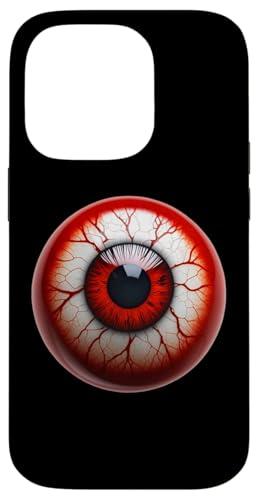 Augapfel Lustiger Gruseliger Blut Shot Halloween Augapfel Hülle für iPhone 14 Pro von Uplifting
