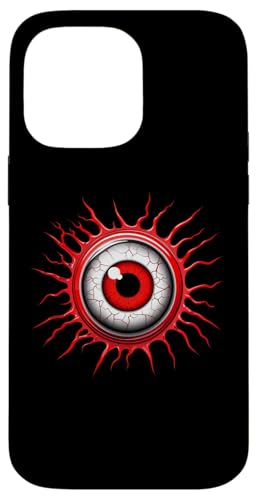 Augapfel Scary Red Veins Augapfel Hülle für iPhone 14 Pro Max von Uplifting