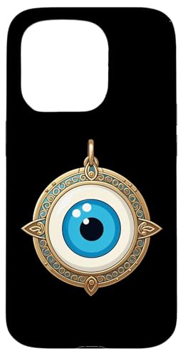 Ein Evil Eye Augapfel Hülle für iPhone 15 Pro von Uplifting