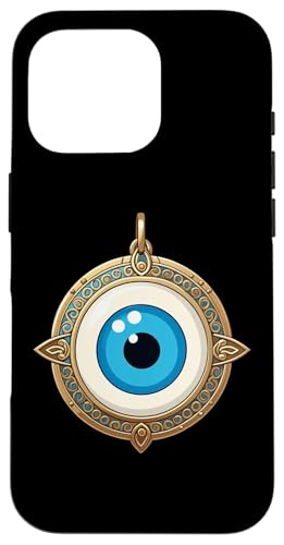 Ein Evil Eye Augapfel Hülle für iPhone 16 Pro von Uplifting