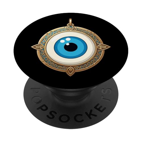 Ein Evil Eye Augapfel PopSockets Klebender PopGrip von Uplifting