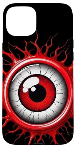Eyeball Lustiger gruseliger Halloween-Augapfel Hülle für iPhone 15 Plus von Uplifting