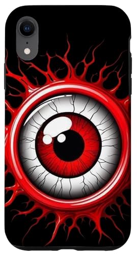Eyeball Lustiger gruseliger Halloween-Augapfel Hülle für iPhone XR von Uplifting
