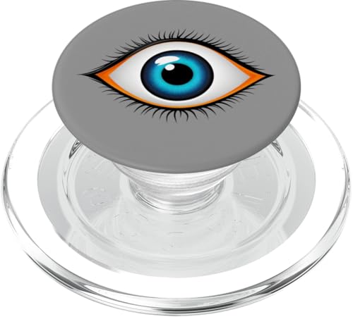 Eyeball Lustiger gruseliger Halloween-Augapfel PopSockets PopGrip für MagSafe von Uplifting