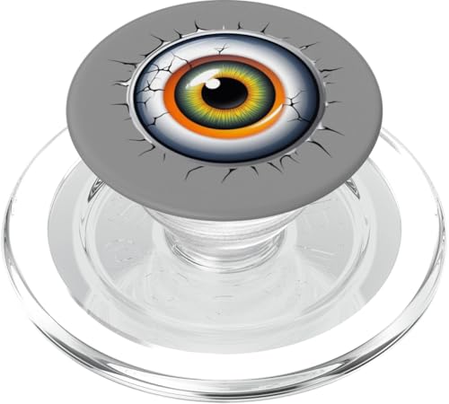 Eyeball Lustiger gruseliger Halloween-Augapfel PopSockets PopGrip für MagSafe von Uplifting