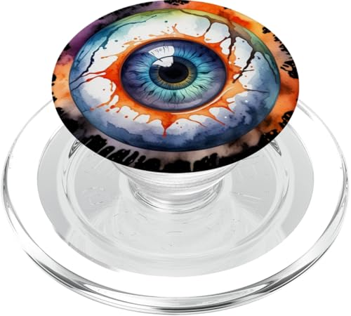 Eyeball Lustiger gruseliger Halloween-Augapfel PopSockets PopGrip für MagSafe von Uplifting