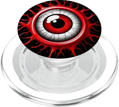Eyeball Lustiger gruseliger Halloween-Augapfel PopSockets PopGrip für MagSafe von Uplifting