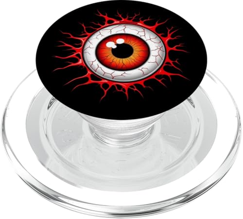 Eyeball Lustiger gruseliger Halloween-Augapfel PopSockets PopGrip für MagSafe von Uplifting