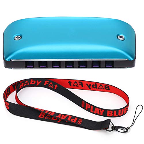 Uplory Mundharmonica 7 Loch Mini Blues Student Erwachsener Anfänger Spielen Farbmund -Orgel -Windinstrument spielen (C Key) von Uplory