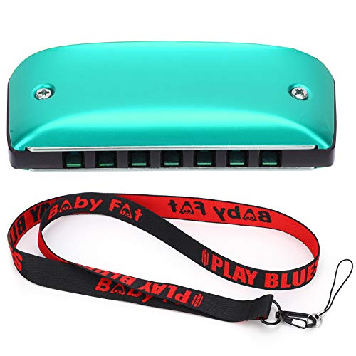 Uplory Mundharmonica 7 Loch Mini Blues Student Erwachsener Anfänger Spielen Farbmund -Orgel -Windinstrument spielen (D Key) von Uplory
