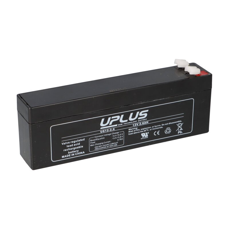 Uplus Bleiakku 12V 2.6Ah Batterie AGM US12-2.6 wartungsfrei Uplus Bleiakku 12V 2.6Ah Batterie AGM US12-2.6 wartungsfrei von Uplus