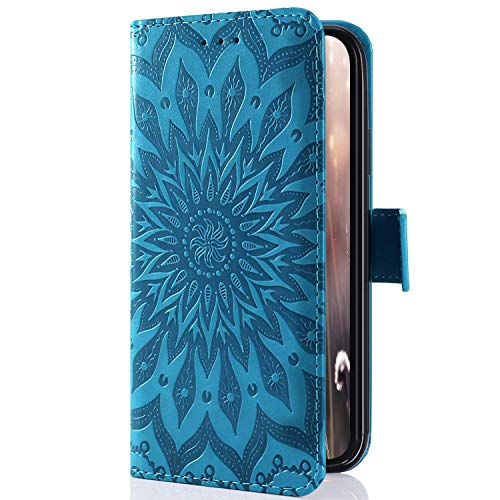 Uposao Handyhülle für SE / 5S Leder Tasche Schutzhülle Handy Tasche Luxus Schöne Mandala Blumen Muster Ledertasche Leder Hülle Bookstyle Klapphülle Flip Case Cover,Grün Uposao Handyhülle für SE / 5S Leder Tasche Schutzhülle Handy Tasche Luxus Schöne Mandala Blumen Muster Ledertasche Leder Hülle Bookstyle Klapphülle Flip Case Cover,Grün von Uposao