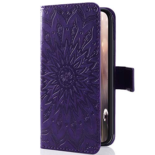 Uposao Handyhülle für Samsung Galaxy A3 2015 Leder Tasche Schutzhülle Handy Tasche Mandala Blumen Muster Book Case Leder Hülle Kunstleder Cover Klapphülle Flip Case Magnetverschluss,Lila Uposao Handyhülle für Samsung Galaxy A3 2015 Leder Tasche Schutzhülle Handy Tasche Mandala Blumen Muster Book Case Leder Hülle Kunstleder Cover Klapphülle Flip Case Magnetverschluss,Lila von Uposao