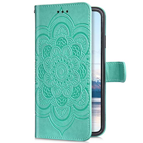 Uposao Kompatibel mit Huawei P Smart 2019 Handyhülle Mandala Blumen Muster Handy Schutzhülle Ledertasche Flip Case Handytasche Wallet Hülle Bookstyle Klappbar Lederhülle Magnetisch,Grün Uposao Kompatibel mit Huawei P Smart 2019 Handyhülle Mandala Blumen Muster Handy Schutzhülle Ledertasche Flip Case Handytasche Wallet Hülle Bookstyle Klappbar Lederhülle Magnetisch,Grün von Uposao