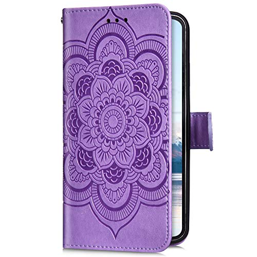 Uposao Kompatibel mit Huawei P Smart 2019 Handyhülle Mandala Blumen Muster Handy Schutzhülle Ledertasche Flip Case Handytasche Wallet Hülle Bookstyle Klappbar Lederhülle Magnetisch,Lila Uposao Kompatibel mit Huawei P Smart 2019 Handyhülle Mandala Blumen Muster Handy Schutzhülle Ledertasche Flip Case Handytasche Wallet Hülle Bookstyle Klappbar Lederhülle Magnetisch,Lila von Uposao