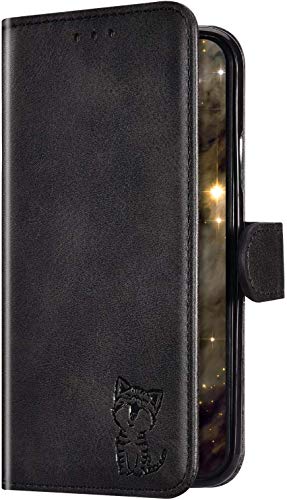 Uposao Kompatibel mit Huawei P30 Lite Handyhülle Handy Tasche Wallet Hülle Klapphülle Cartoon Katze Muster Schutzhülle Flip Case Cover Brieftasche Leder Hülle Magnet Kartenfach,Schwarz Uposao Kompatibel mit Huawei P30 Lite Handyhülle Handy Tasche Wallet Hülle Klapphülle Cartoon Katze Muster Schutzhülle Flip Case Cover Brieftasche Leder Hülle Magnet Kartenfach,Schwarz von Uposao