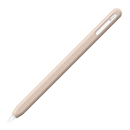 UPPERCASE Designs NimbleSleeve – Prämie Apple Pencil 2 Schutzhülle aus Silikon, nur für iPad Apple Pencil 2nd Generation (Beige) von Uppercase
