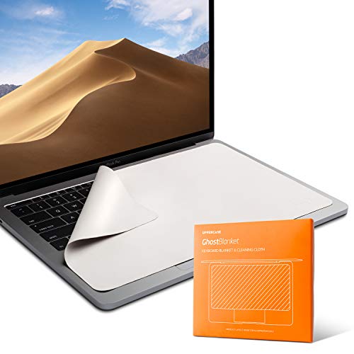 Uppercase GhostBlanket Bildschirm Tastatur Abdruckschutz, Mikrofaser-Einsatz und Reinigungstuch, 38,1 cm, kompatibel mit MacBook Pro 15 Zoll und 16 Zoll von Uppercase
