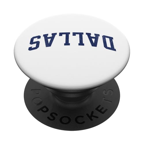 Umgedrehter Stadtname Dallas PopSockets Klebender PopGrip Umgedrehter Stadtname Dallas PopSockets Klebender PopGrip von Upside Down Cities Graphics Collection