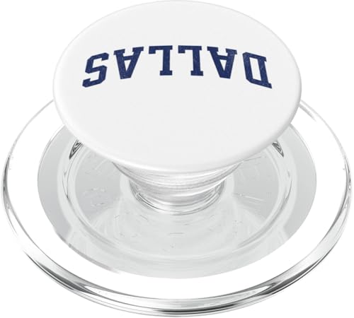 Umgedrehter Stadtname Dallas PopSockets PopGrip für MagSafe Umgedrehter Stadtname Dallas PopSockets PopGrip für MagSafe von Upside Down Cities Graphics Collection