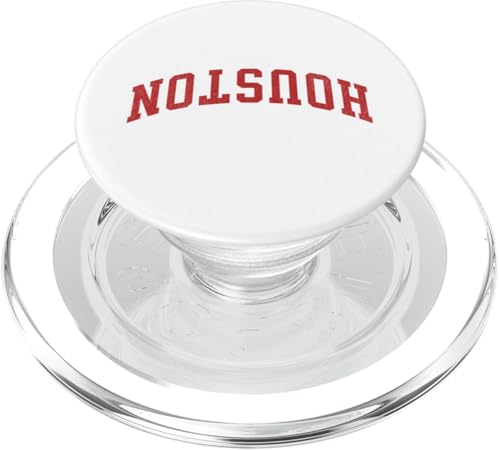 Umgedrehter Stadtname Houston PopSockets PopGrip für MagSafe Umgedrehter Stadtname Houston PopSockets PopGrip für MagSafe von Upside Down Cities Graphics Collection